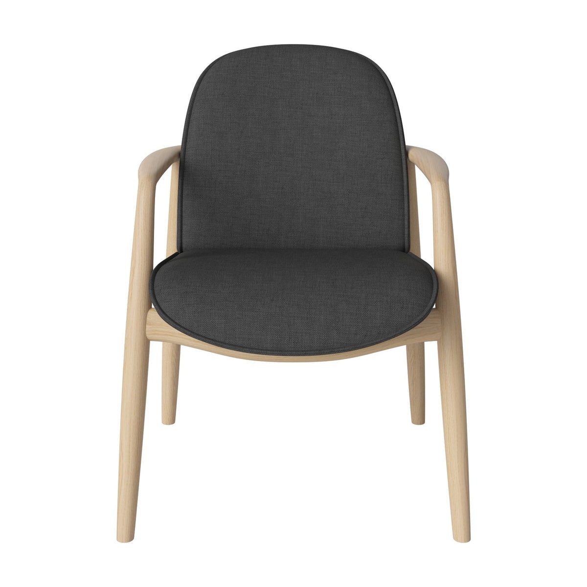Bolia Bowie Nantes - Weefsel, Antracit, Wit gepigmenteerd geolied eiken, 02-330-20_00010