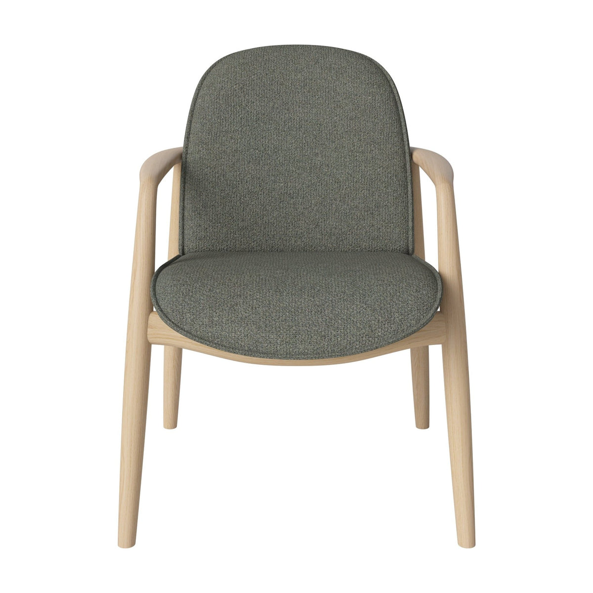 Bolia Bowie Monza - Bouclé, Sea Green, Wit gepigmenteerd geolied eiken, 02-330-20_00348