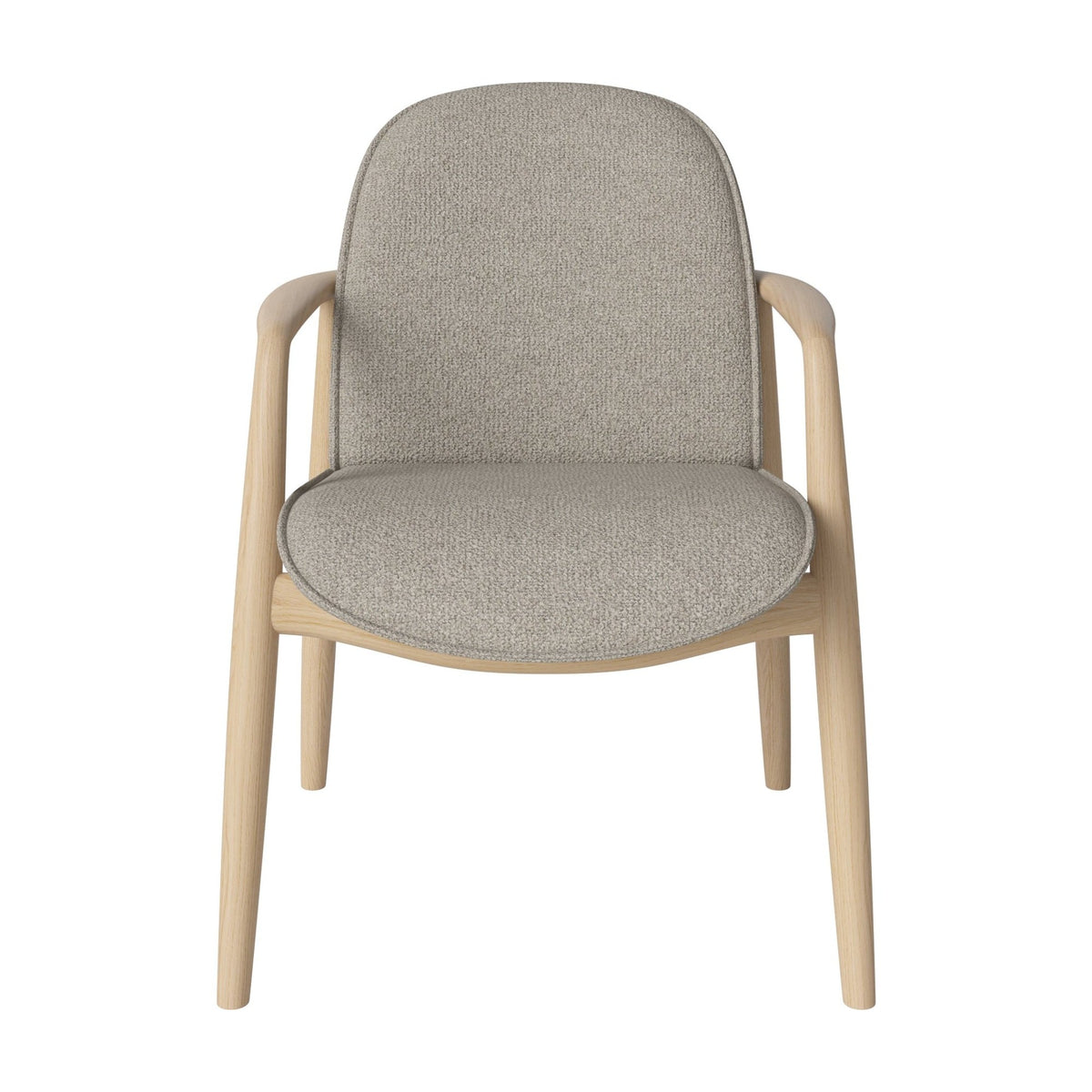 Bolia Bowie Monza - Bouclé, Sand, Wit gepigmenteerd geolied eiken, 02-330-20_00350