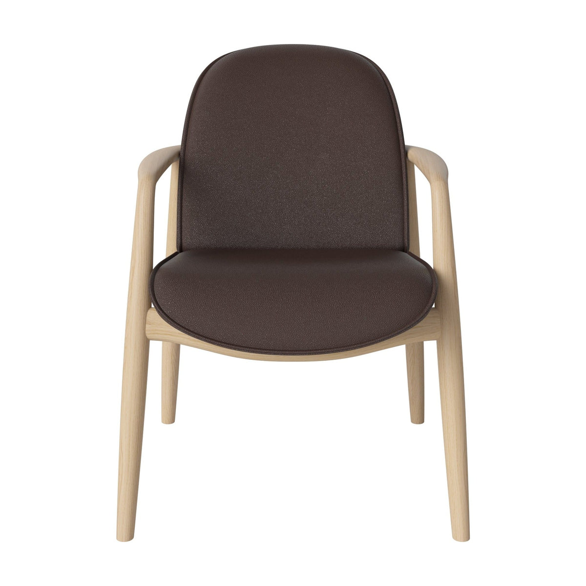 Bolia Bowie Quattro - Leer, Brown, Wit gepigmenteerd geolied eiken, 02-330-20_00354