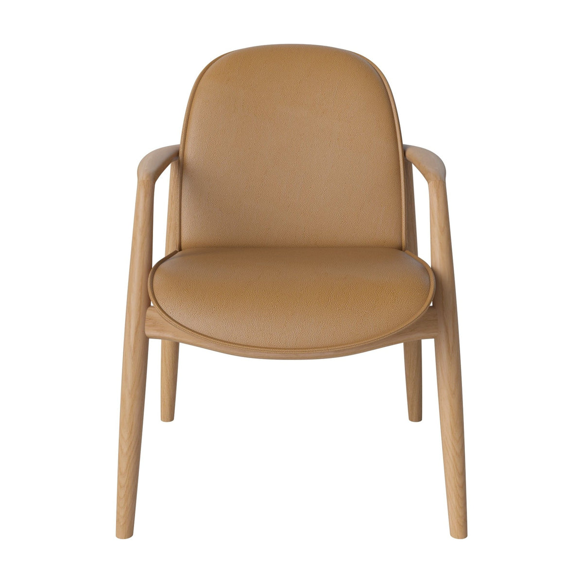 Bolia Bowie Quattro - Leer, Light Cognac, Geolied eiken, 02-330-20_00942
