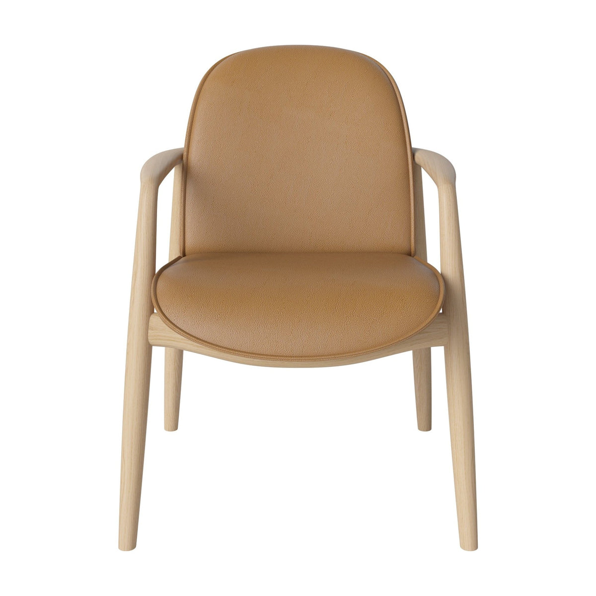 Bolia Bowie Quattro - Leer, Light Cognac, Wit gepigmenteerd geolied eiken, 02-330-20_00944