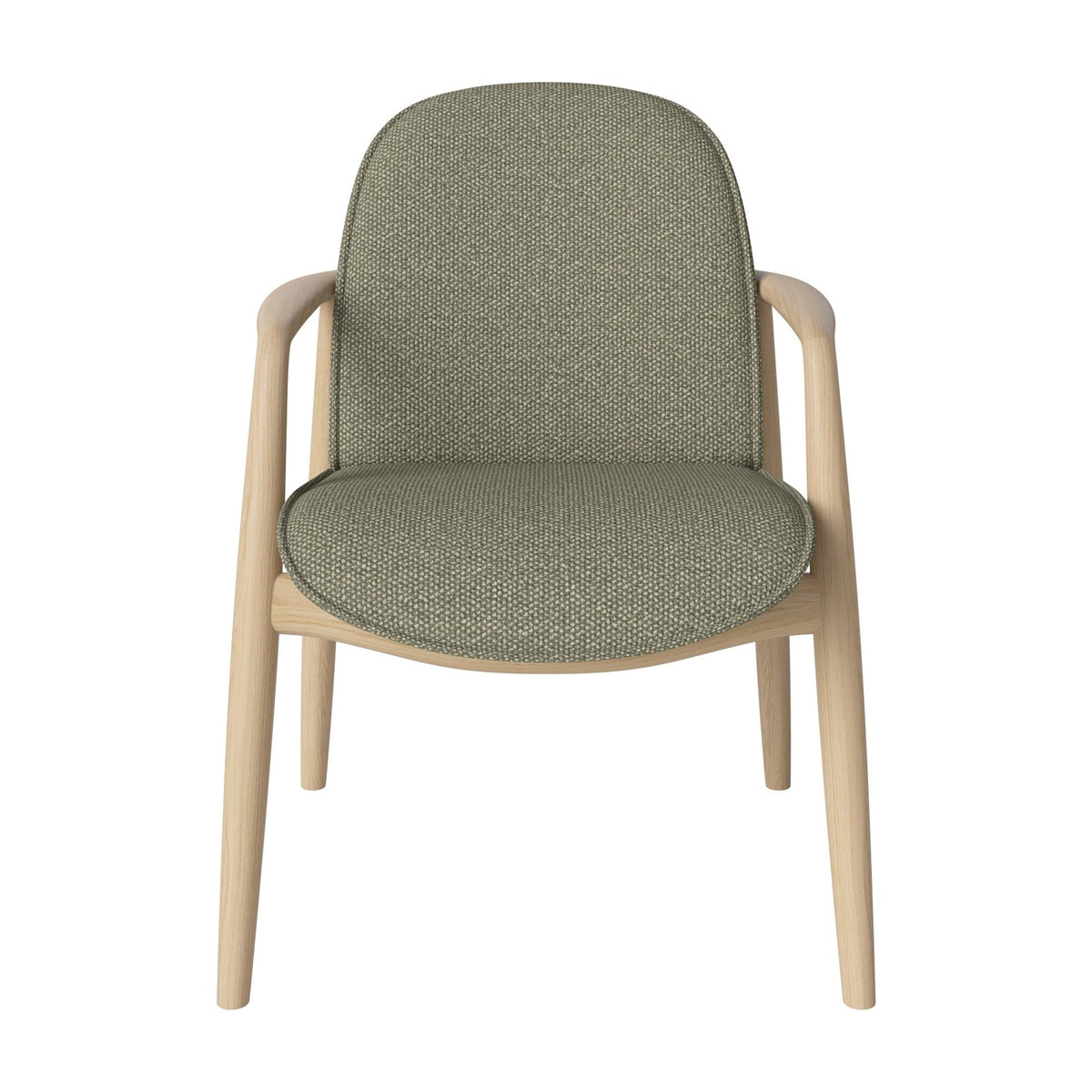 Bolia Bowie Monza - Bouclé, Green, Wit gepigmenteerd geolied eiken, 02-330-20_01009