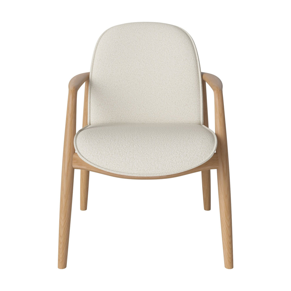 Bolia Bowie Monza - Bouclé, Ivory, Geolied eiken, 02-330-20_01014