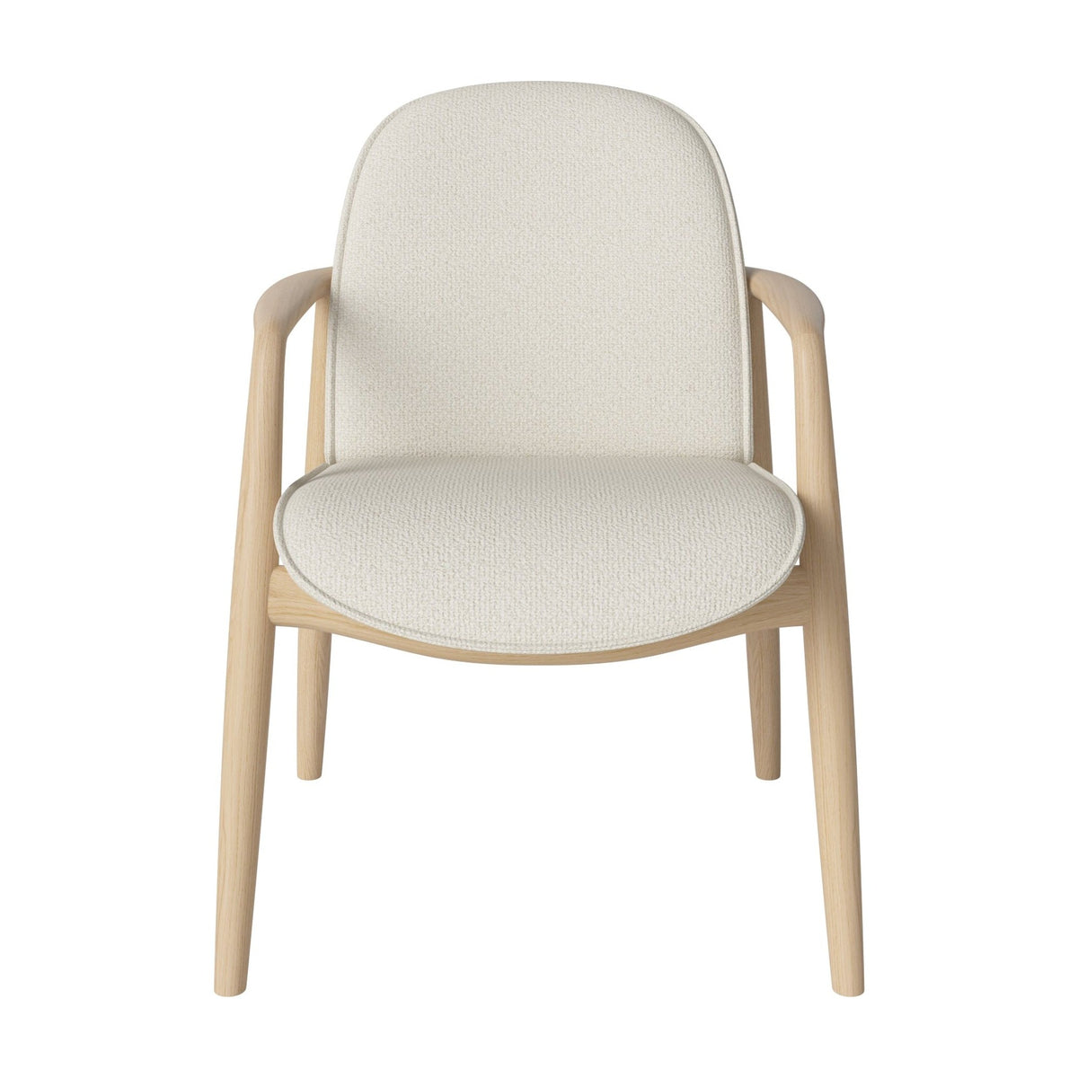 Bolia Bowie Monza - Bouclé, Ivory, Wit gepigmenteerd geolied eiken, 02-330-20_01015