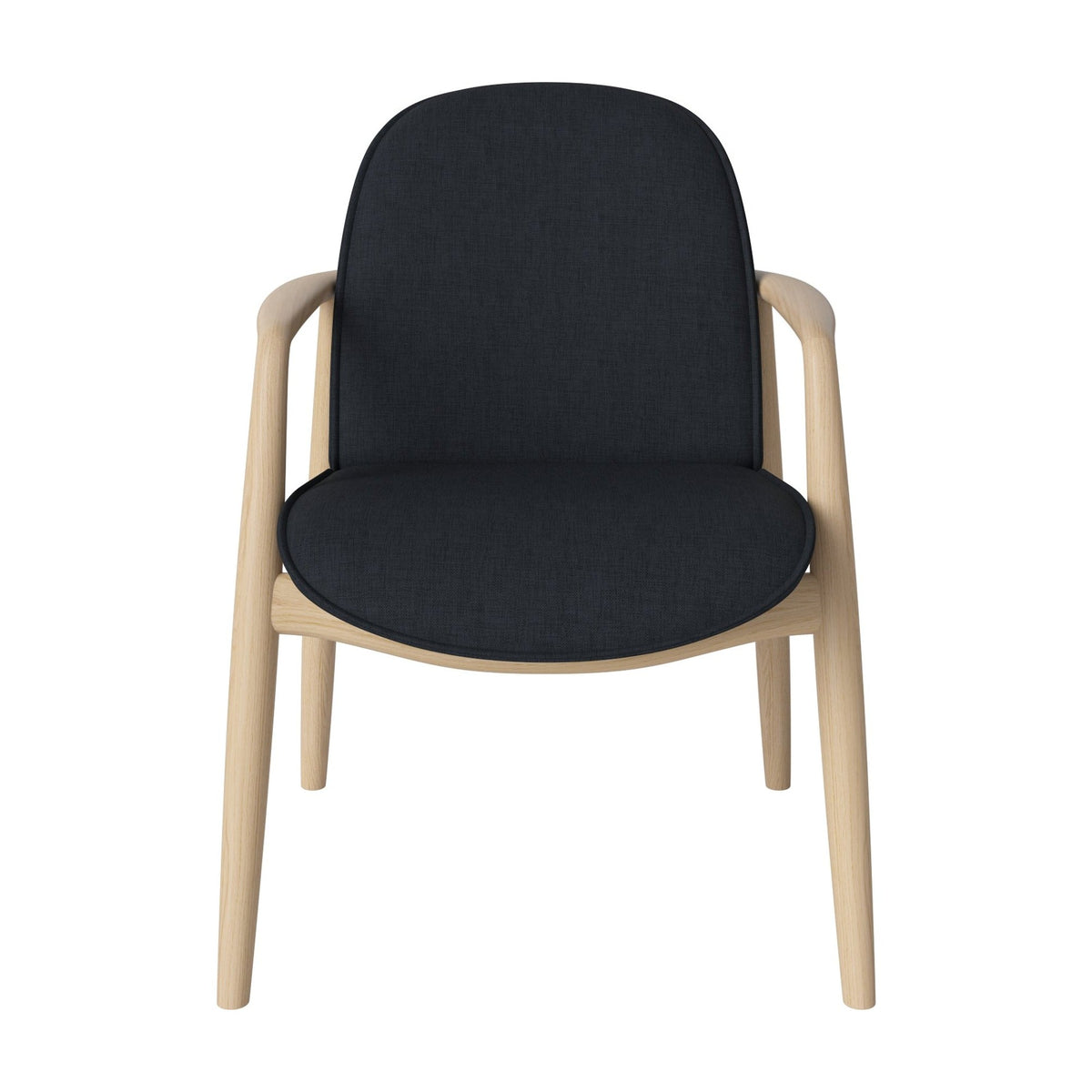 Bolia Bowie Nantes - Weefsel, Dark Blue, Wit gepigmenteerd geolied eiken, 02-330-20_01021