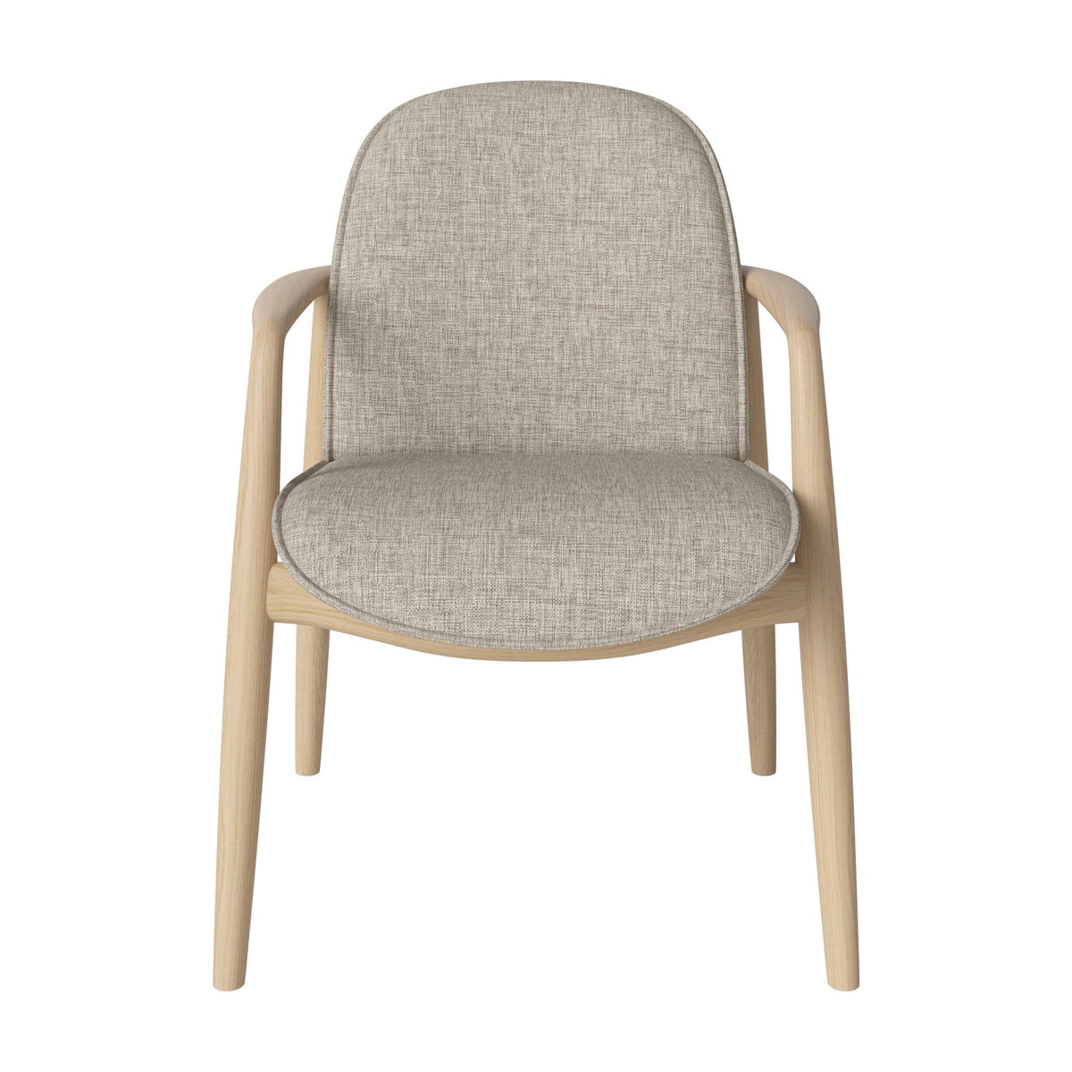 Bolia Bowie Nantes - Weefsel, Dark beige, Wit gepigmenteerd geolied eiken, 02-330-20_01093