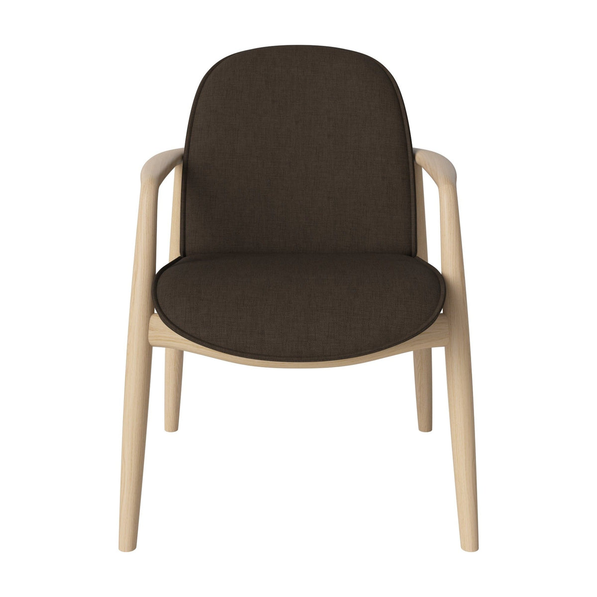 Bolia Bowie Nantes - Weefsel, Dark Brown, Wit gepigmenteerd geolied eiken, 02-330-20_01132