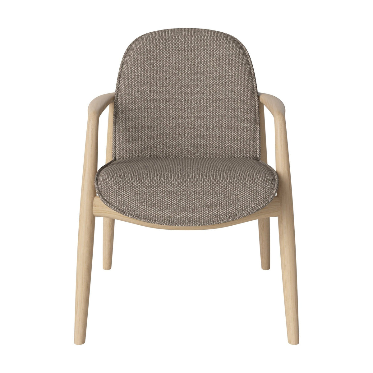 Bolia Bowie Monza - Bouclé, Light Brown, Wit gepigmenteerd geolied eiken, 02-330-20_01138