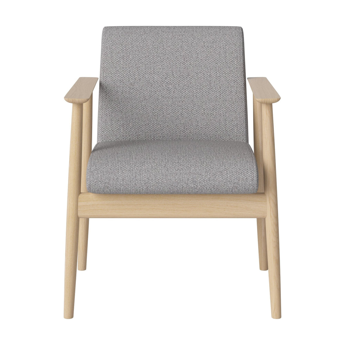 Bolia Visti Monza - Bouclé, Light Grey, Wit gepigmenteerd geolied eiken, 02-335-11_00328