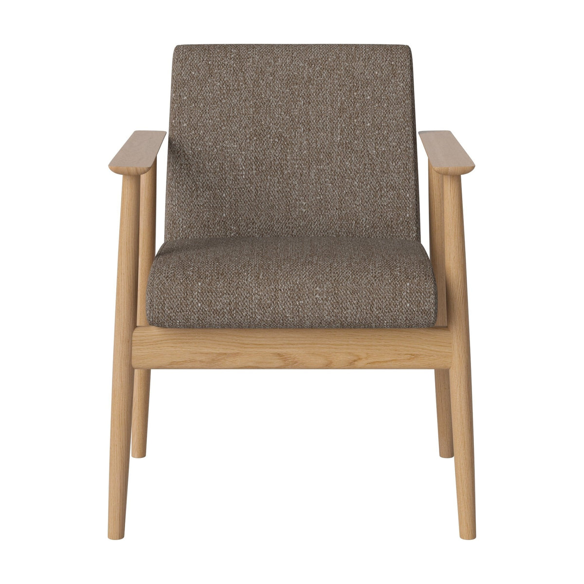 Bolia Visti Memory - Bouclé, Grey Brown, Geolied eiken, 02-335-11_00644