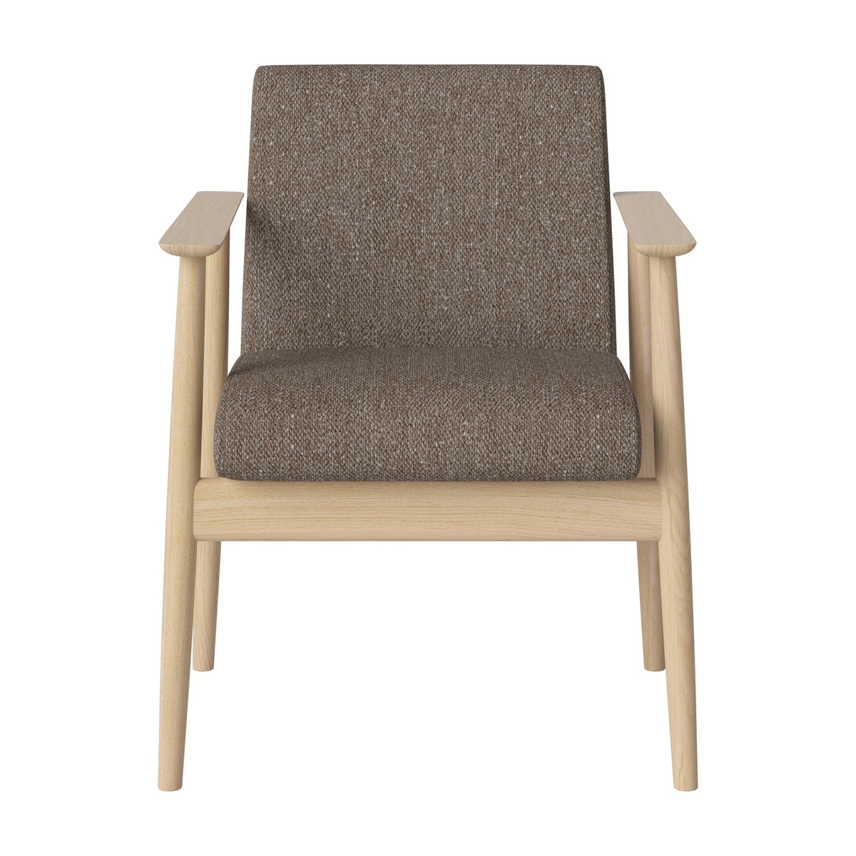 Bolia Visti Memory - Bouclé, Grey Brown, Wit gepigmenteerd geolied eiken, 02-335-11_00645