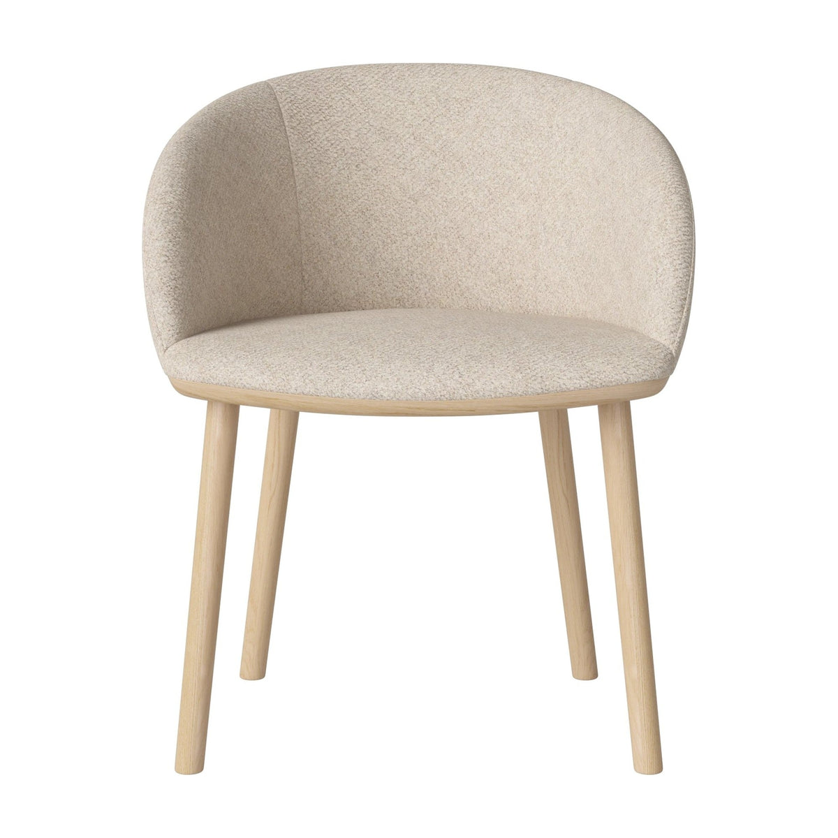 Bolia Join Monza - Bouclé, Beige, Wit gepigmenteerd geolied eiken, 02-341-01_00270