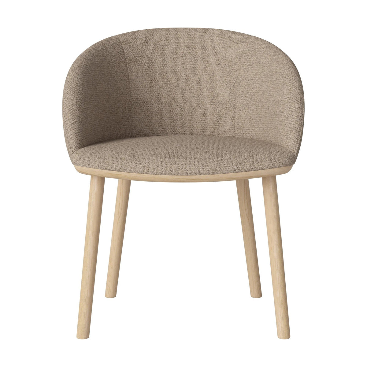 Bolia Join Monza - Bouclé, Dark beige, Wit gepigmenteerd geolied eiken, 02-341-01_00273