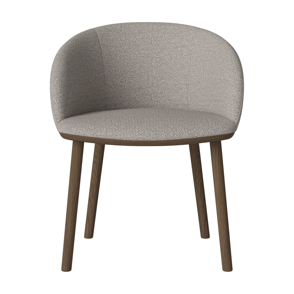 Bolia Join Monza - Bouclé, Grey white, Donker geolied eiken, 02-341-01_00895
