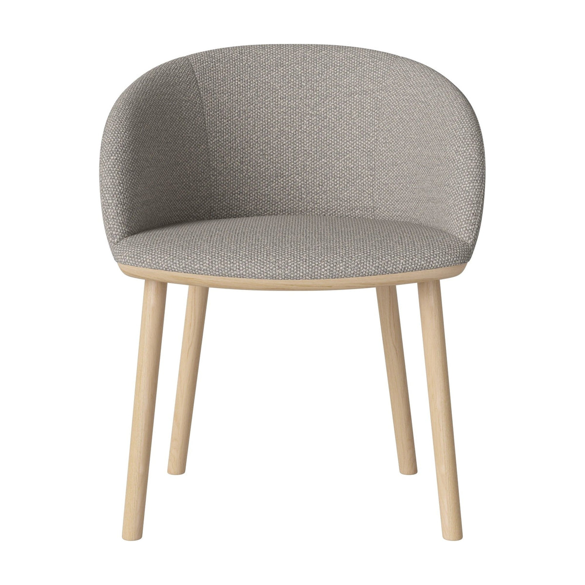 Bolia Join Monza - Bouclé, Grey white, Wit gepigmenteerd geolied eiken, 02-341-01_00897