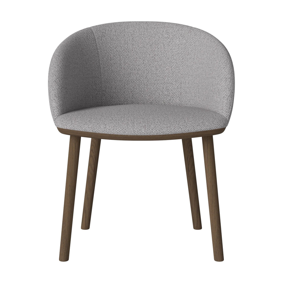Bolia Join Monza - Bouclé, Light Grey, Donker geolied eiken, 02-341-01_00901
