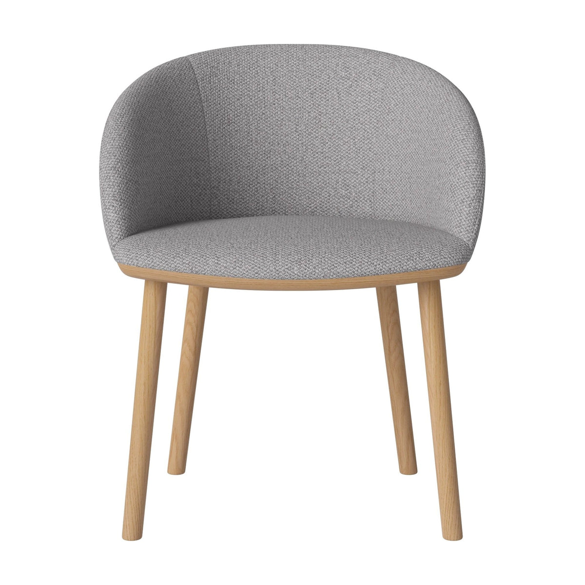 Bolia Join Monza - Bouclé, Light Grey, Geolied eiken, 02-341-01_00902