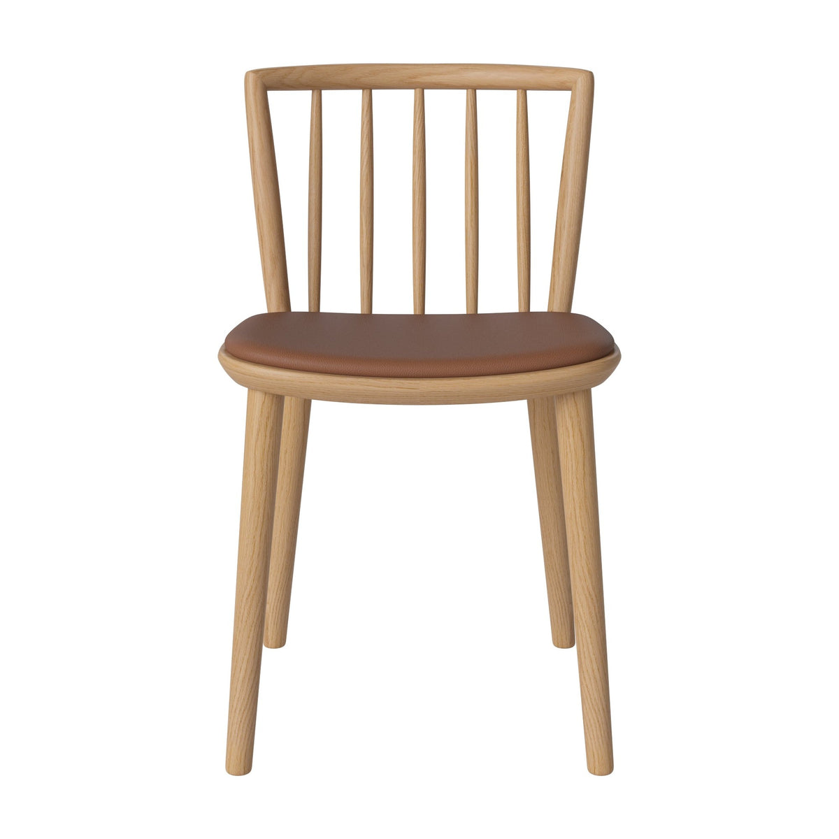 Bolia Eter eetkamerstoel gestoffeerd sydney - leer, cognac, geolied eiken, 02-342-15_00013