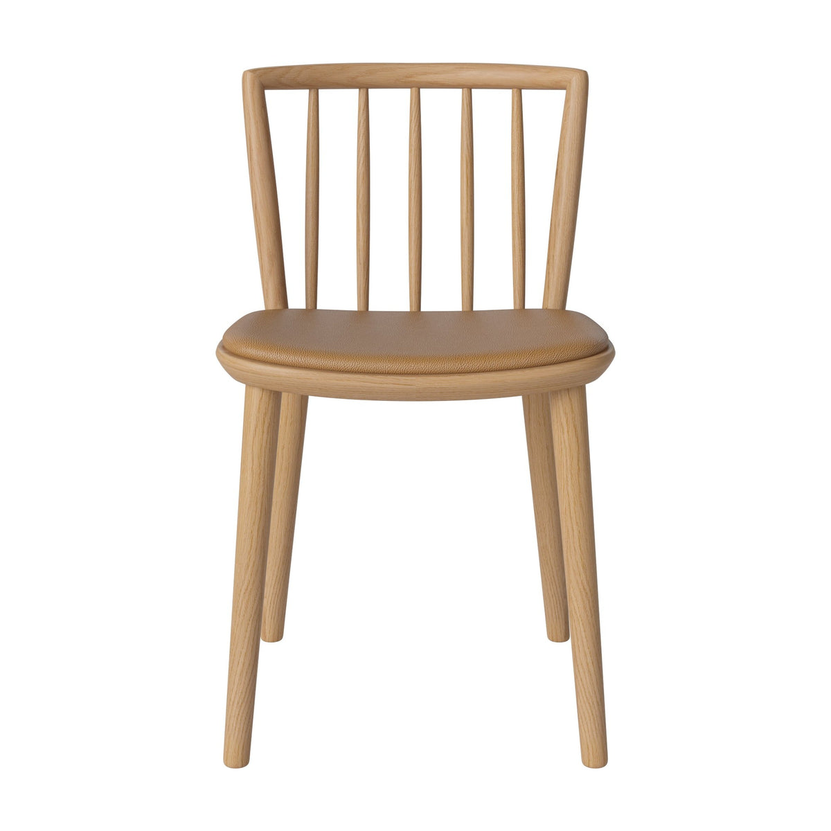 Bolia Eter eetkamerstoel gestoffeerd quattro - leer, light cognac, geolied eiken, 02-342-15_00023