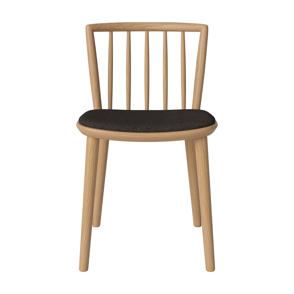 Bolia Eter eetkamerstoel gestoffeerd adria - bouclé, brown, geolied eiken, 02-342-15_00025