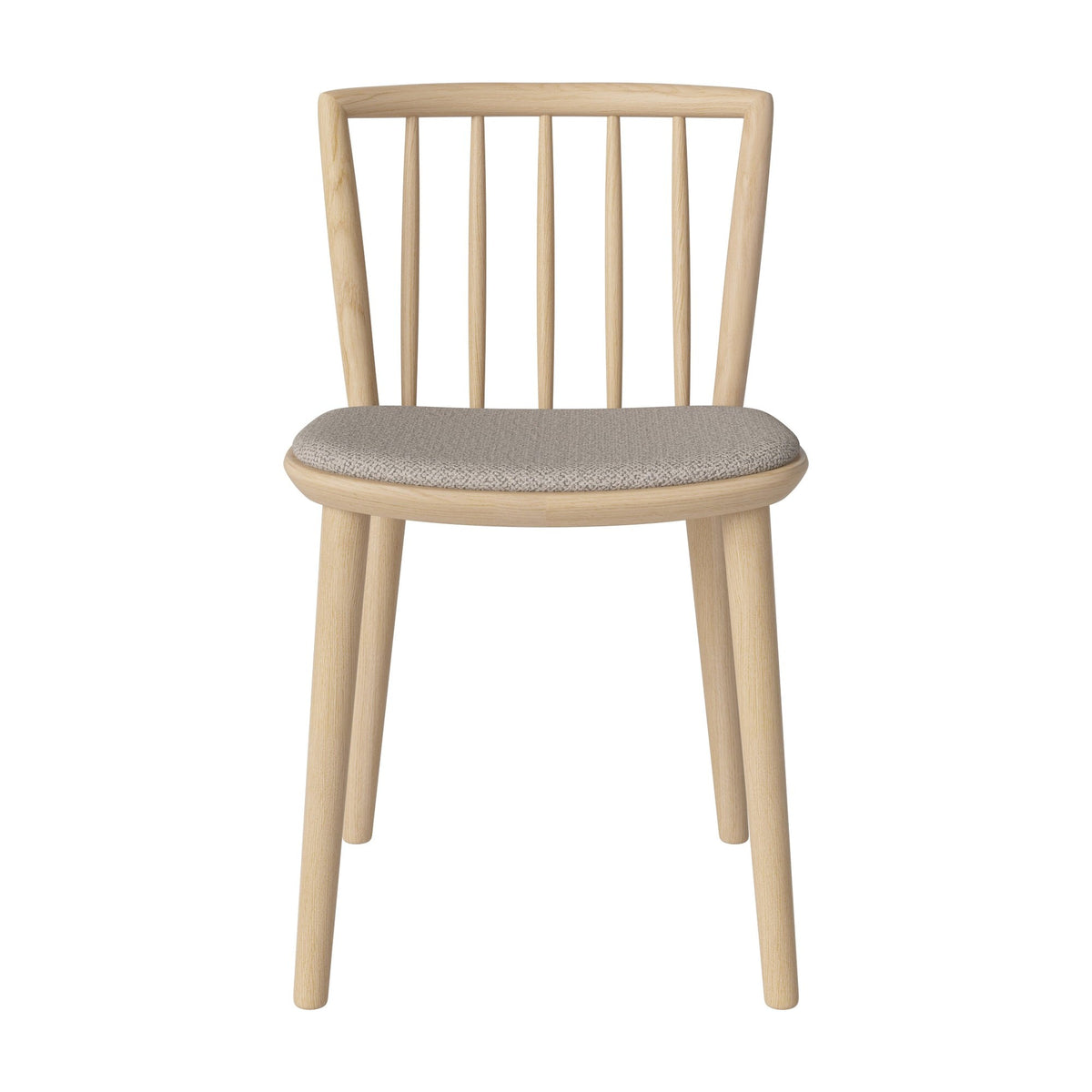 Bolia Eter eetkamerstoel gestoffeerd adria - bouclé, sand, wit gepigmenteerd geolied eiken, 02-342-15_00059