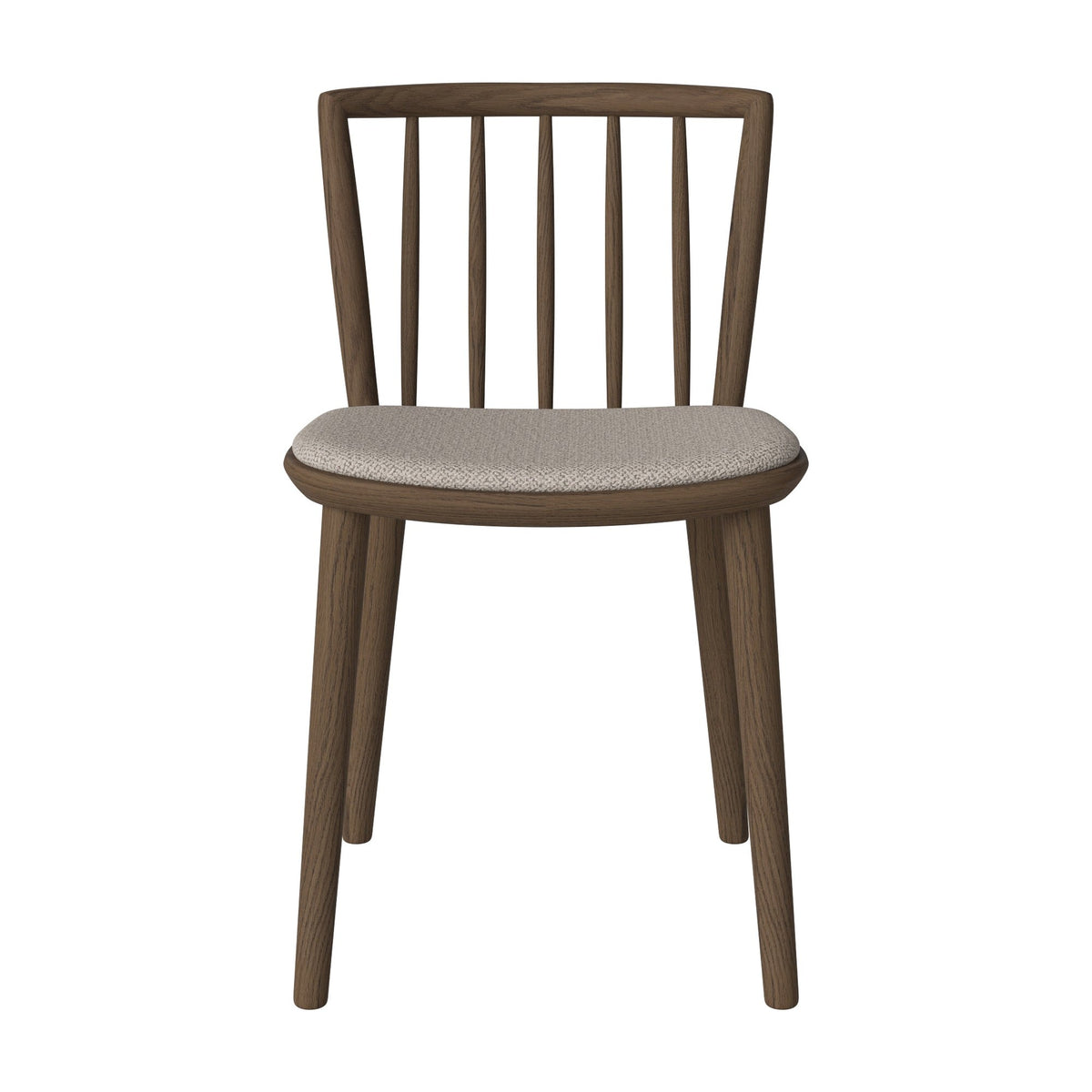 Bolia Eter eetkamerstoel gestoffeerd adria - bouclé, sand, donker geolied eiken, 02-342-15_00091