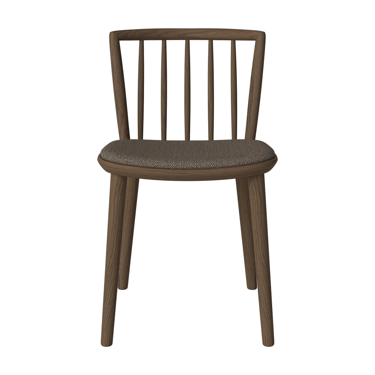 Bolia Eter eetkamerstoel gestoffeerd memory - bouclé, light brown, donker geolied eiken, 02-342-15_00092