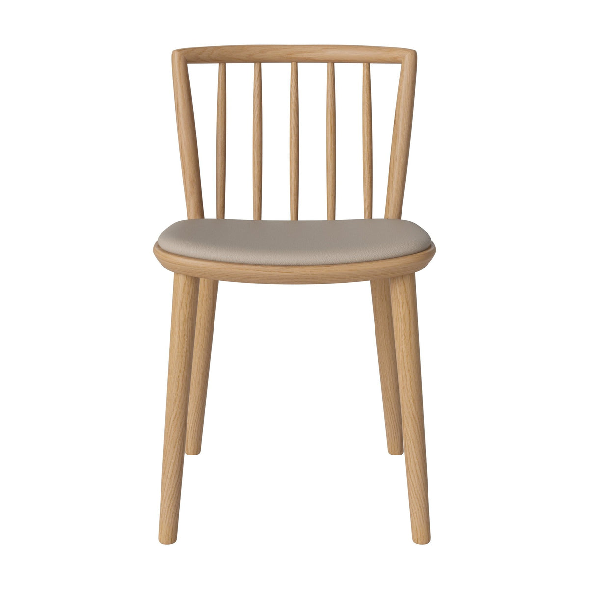 Bolia Eter eetkamerstoel gestoffeerd sydney - leer, sand, geolied eiken, 02-342-15_00159