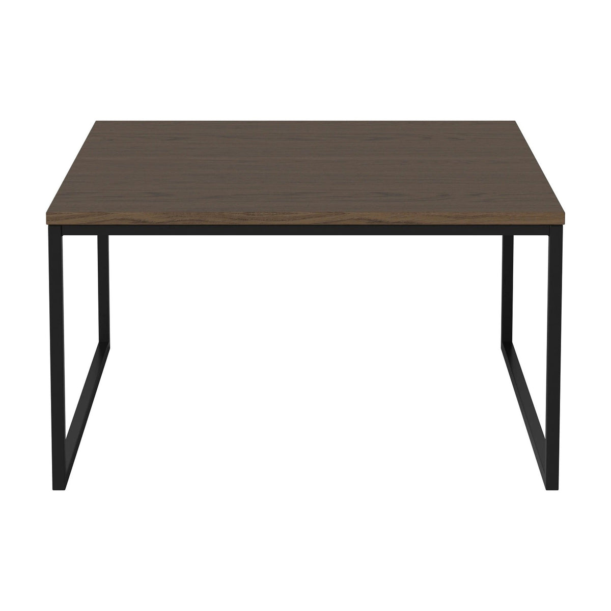 Bolia Como salontafel 60x60 cm donker geolied eiken, zwartgelakt staal, 32 cm, 03-061-05_00006