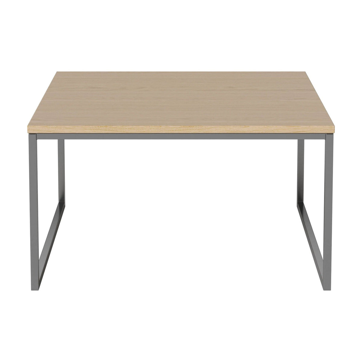 Bolia Como salontafel 60x60 cm wit gepigmenteerd geolied eiken, roestvrij staal, 32 cm, 03-061-05_00010