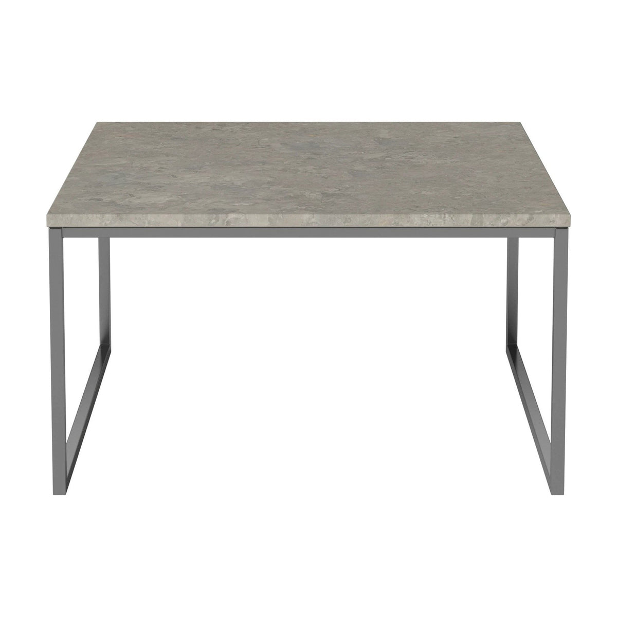 Bolia Como salontafel 60x60 cm grigio bottarga marmer, roestvrij staal, 32 cm, 03-061-05_00027