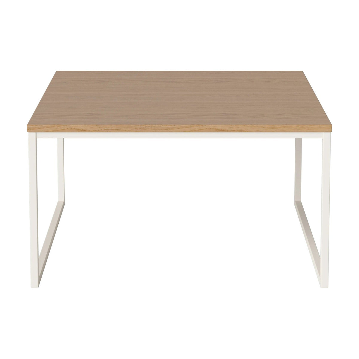 Bolia Como salontafel 60x60 cm geolied eiken, crèmegelakt staal, 32 cm, 03-061-05_00029