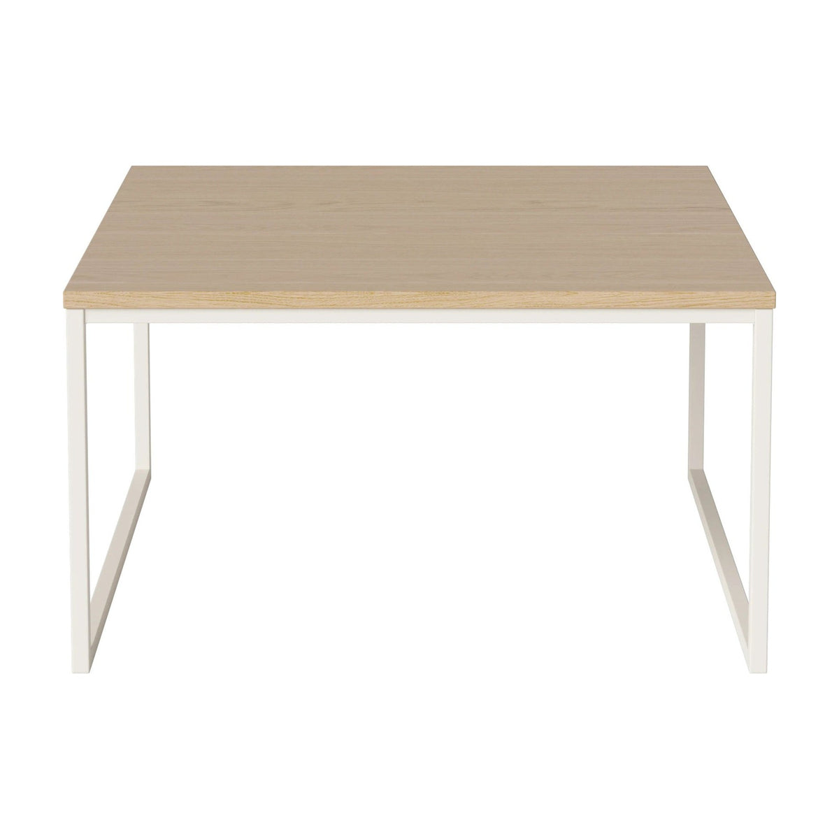 Bolia Como salontafel 60x60 cm wit gepigmenteerd geolied eiken, crèmegelakt staal, 32 cm, 03-061-05_00031