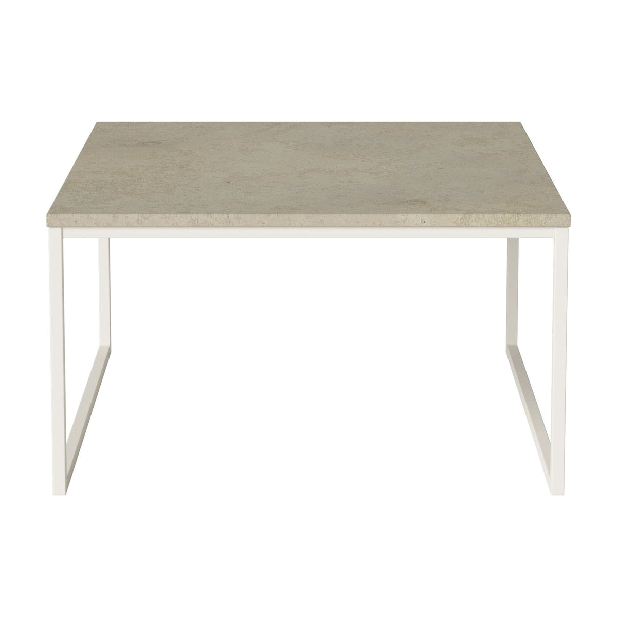 Bolia Como salontafel 60x60 cm jura grey marmer, crèmegelakt staal, 32 cm, 03-061-05_00032