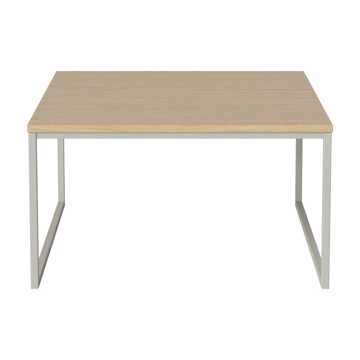 Bolia Como salontafel 60x60 cm wit gepigmenteerd geolied eiken, grijsgelakt staal, 32 cm, 03-061-05_00036