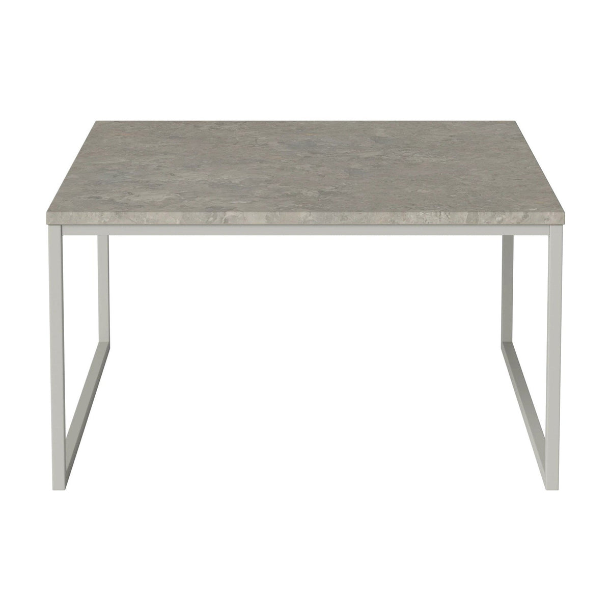 Bolia Como salontafel 60x60 cm grigio bottarga marmer, grijsgelakt staal, 32 cm, 03-061-05_00038