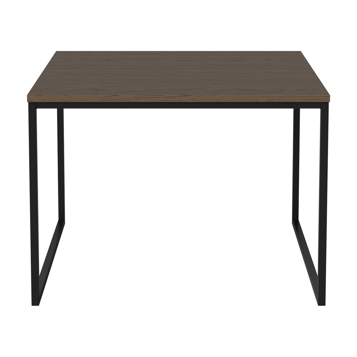 Bolia Como salontafel 60x60 cm donker geolied eiken, zwartgelakt staal, 42 cm, 03-061-05_00044