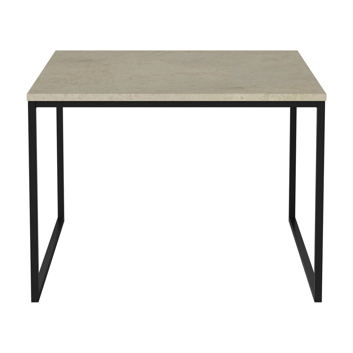 Bolia Como salontafel 60x60 cm jura grey marmer, zwartgelakt staal, 42 cm, 03-061-05_00060