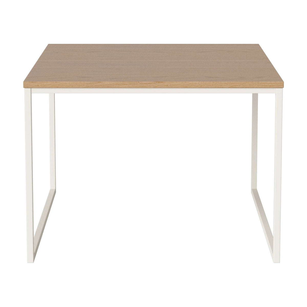 Bolia Como salontafel 60x60 cm geolied eiken, crèmegelakt staal, 42 cm, 03-061-05_00067