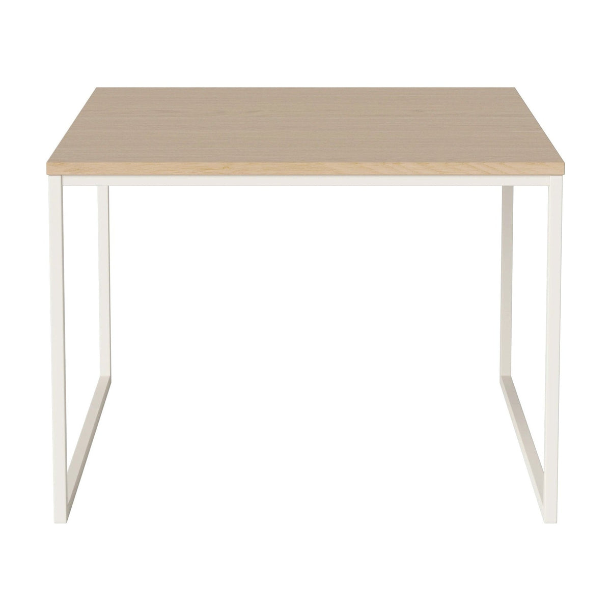 Bolia Como salontafel 60x60 cm wit gepigmenteerd geolied eiken, crèmegelakt staal, 42 cm, 03-061-05_00069