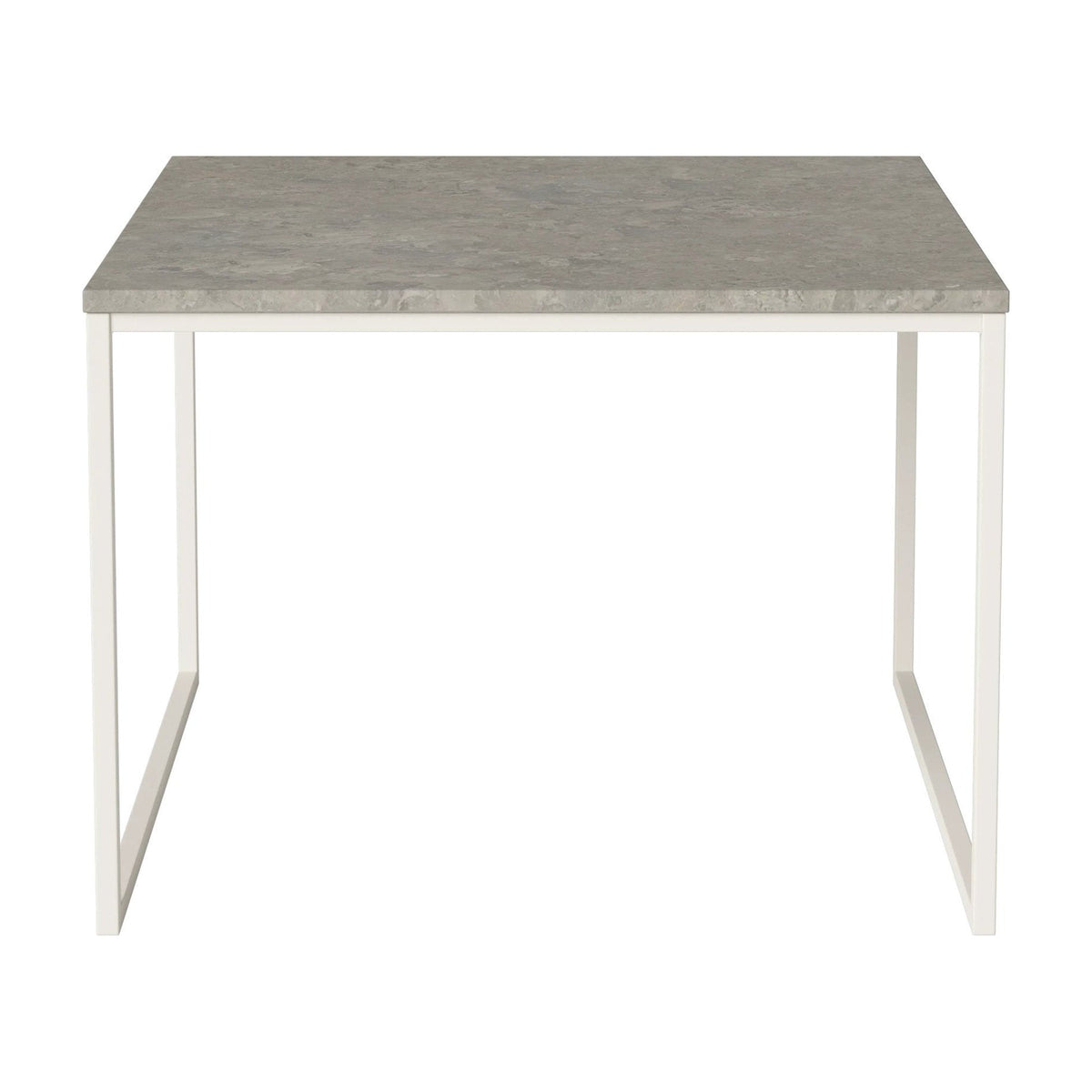 Bolia Como salontafel 60x60 cm grigio bottarga marmer, crèmegelakt staal, 42 cm, 03-061-05_00071