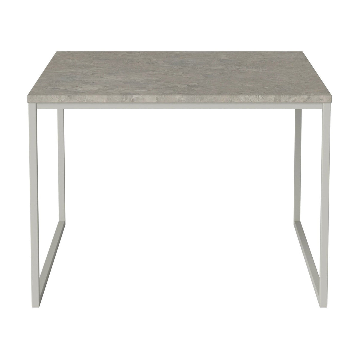 Bolia Como salontafel 60x60 cm grigio bottarga marmer, grijsgelakt staal, 42 cm, 03-061-05_00076