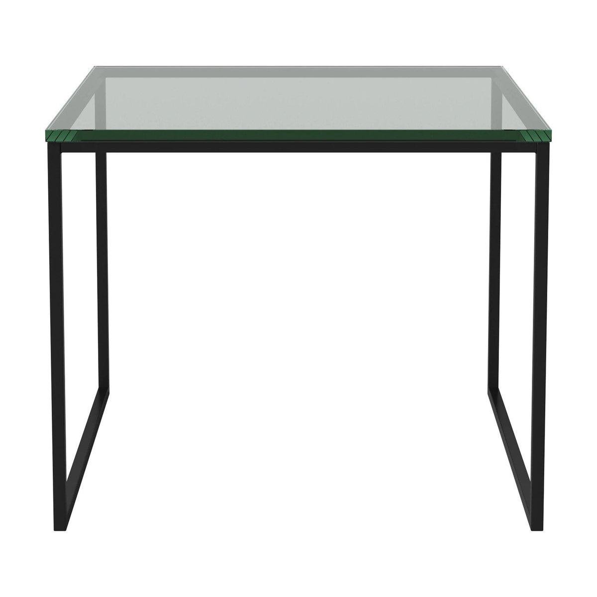 Bolia Como salontafel 60x60 cm helder glas, zwartgelakt staal, 48 cm, 03-061-05_00078