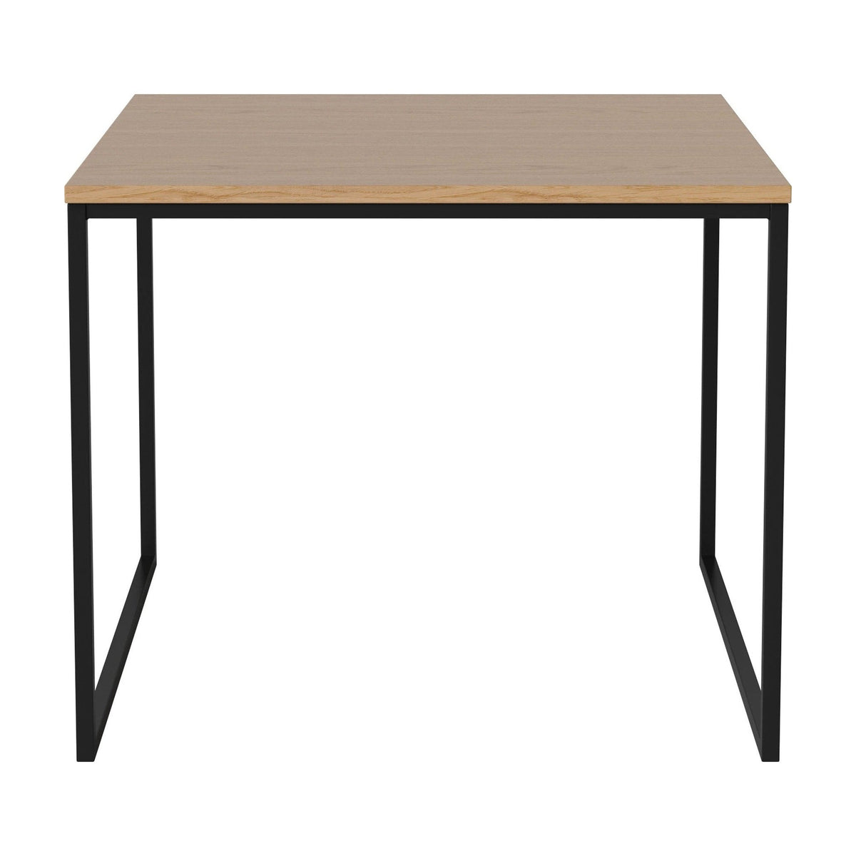 Bolia Como salontafel 60x60 cm geolied eiken, zwartgelakt staal, 48 cm, 03-061-05_00081