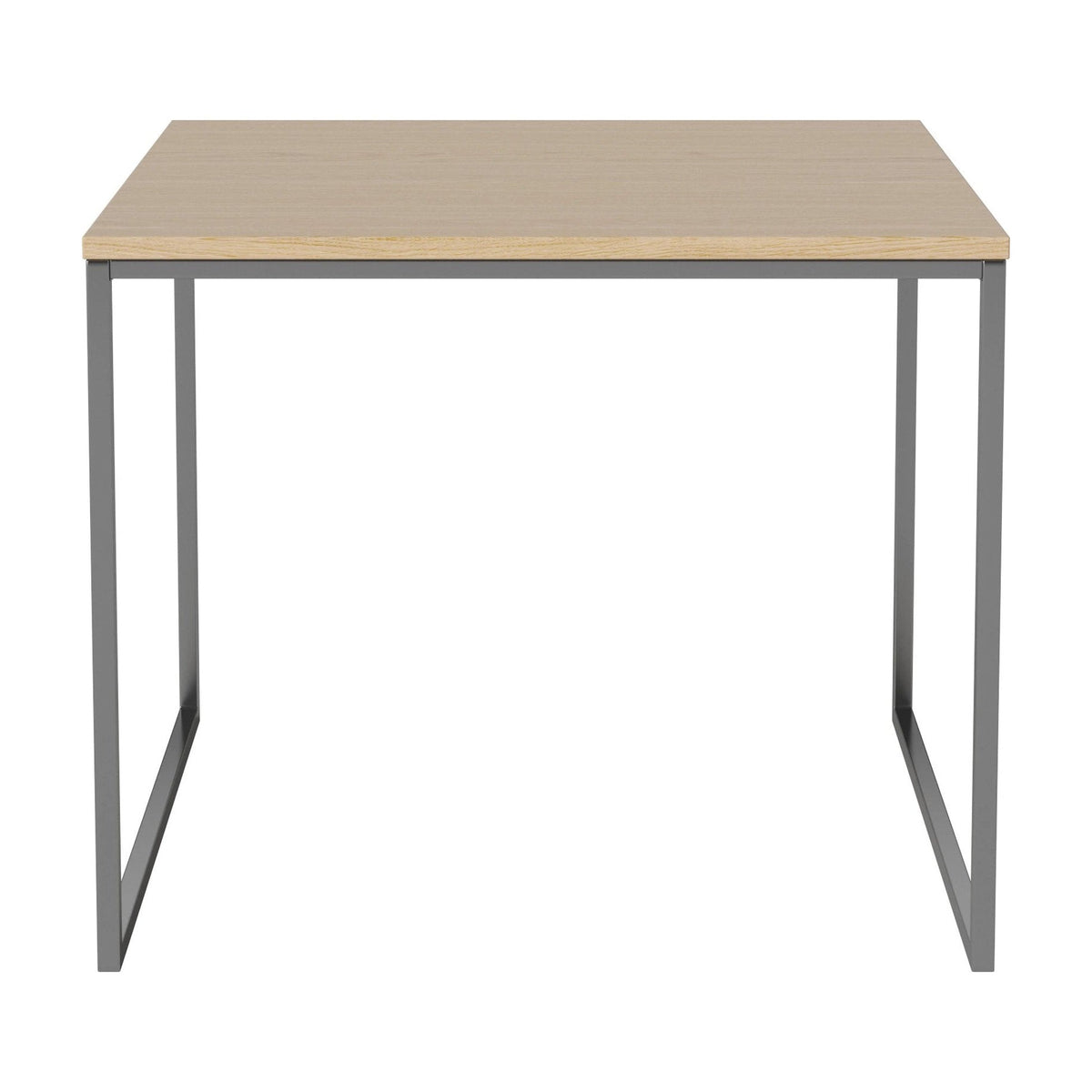 Bolia Como salontafel 60x60 cm wit gepigmenteerd geolied eiken, roestvrij staal, 48 cm, 03-061-05_00086