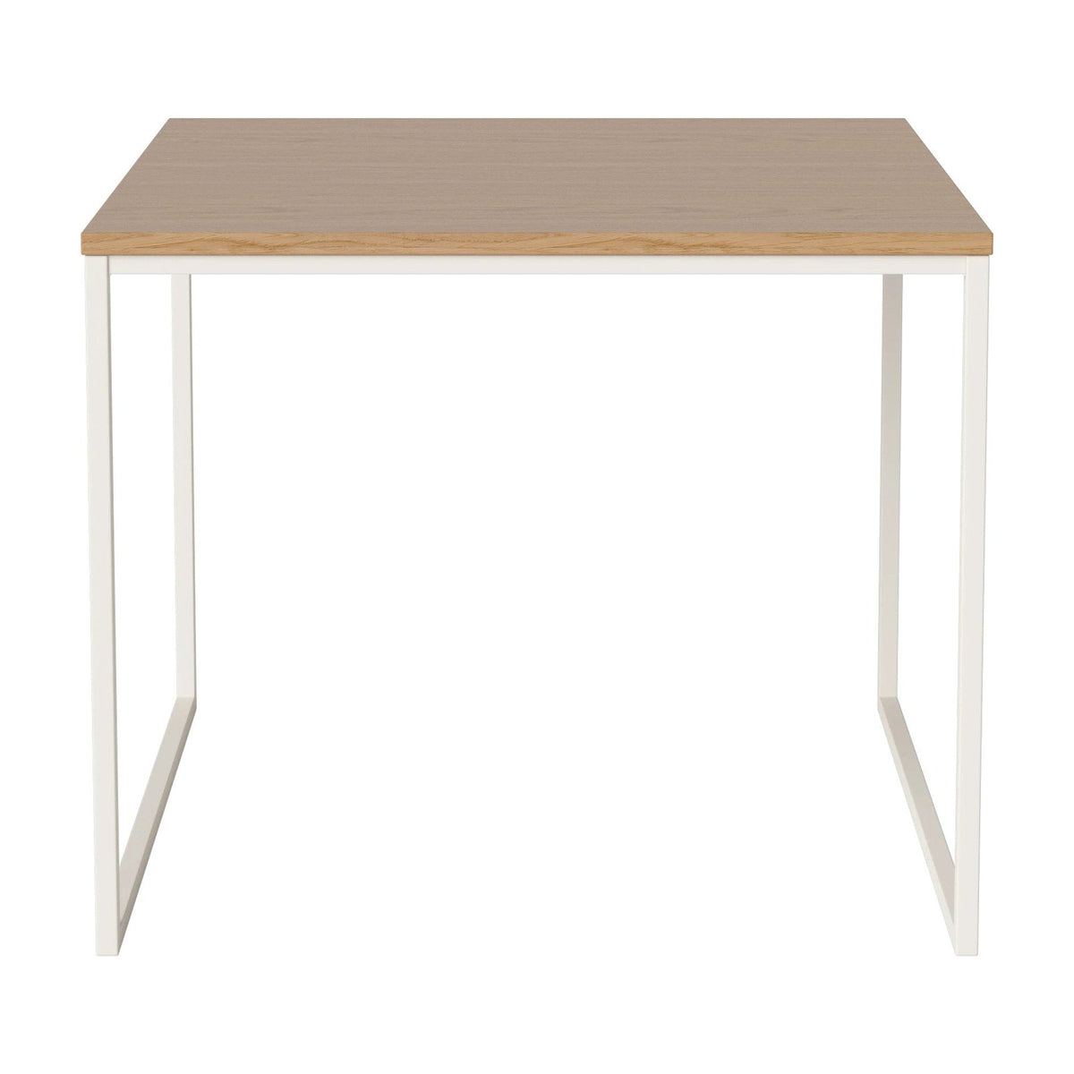 Bolia Como salontafel 60x60 cm geolied eiken, crèmegelakt staal, 48 cm, 03-061-05_00105