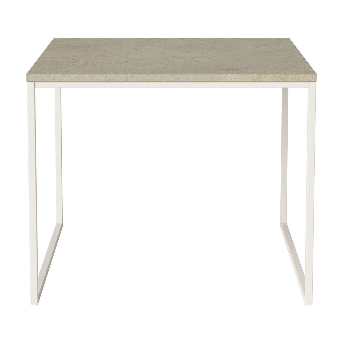 Bolia Como salontafel 60x60 cm jura grey marmer, crèmegelakt staal, 48 cm, 03-061-05_00108