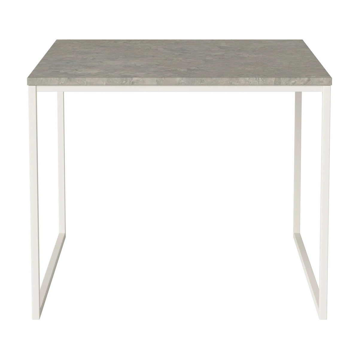 Bolia Como salontafel 60x60 cm grigio bottarga marmer, crèmegelakt staal, 48 cm, 03-061-05_00109