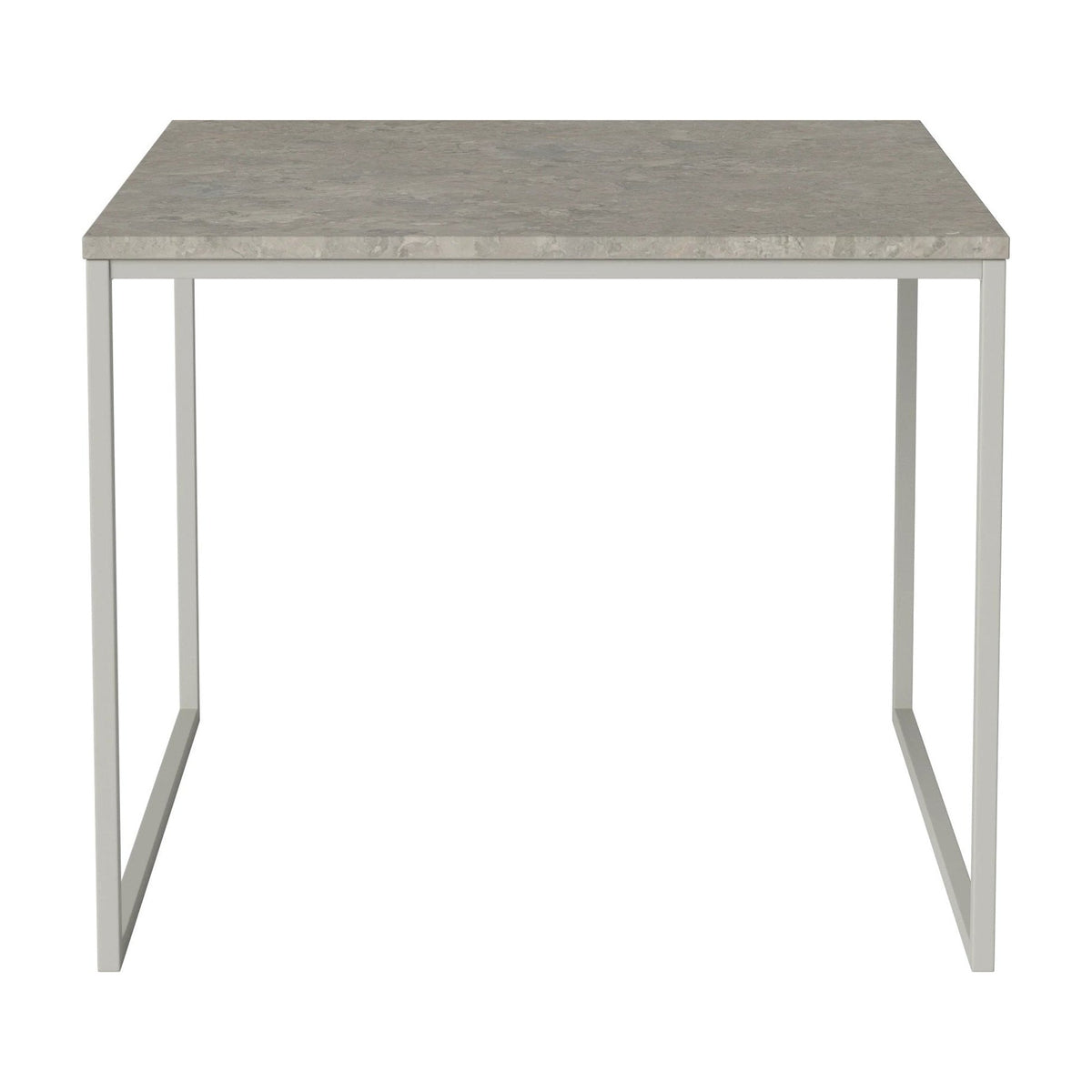 Bolia Como salontafel 60x60 cm grigio bottarga marmer, grijsgelakt staal, 48 cm, 03-061-05_00114